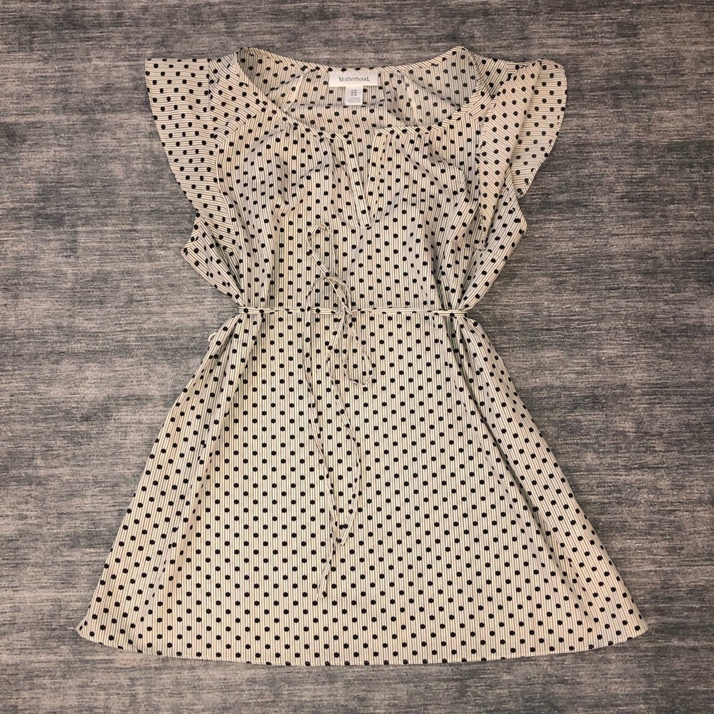 Motherhood Maternity black & white blouse